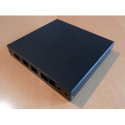Enclosure 3 LAN USB black case1d2blku