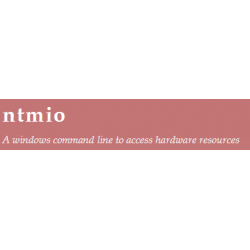 NTMIO - A windows command line to access hardware resources